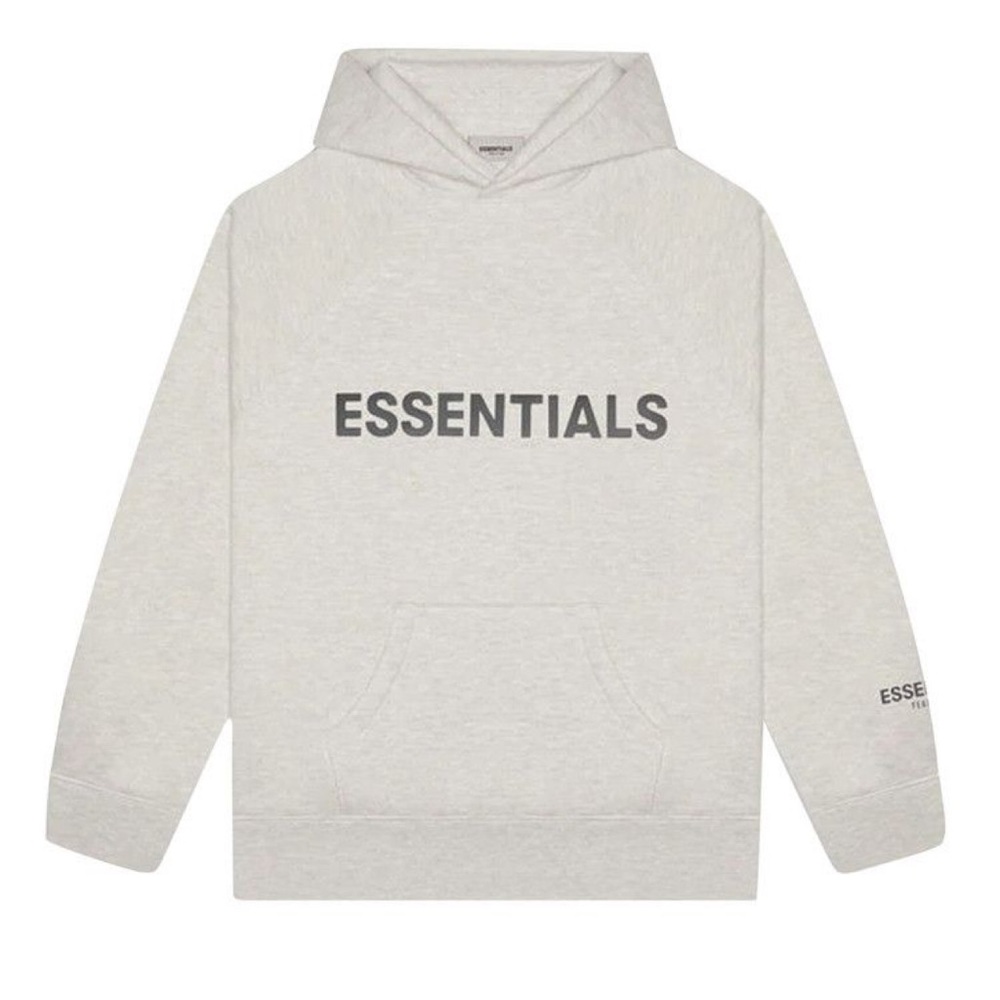 Light Grey Essentials Fear of God Hoodie